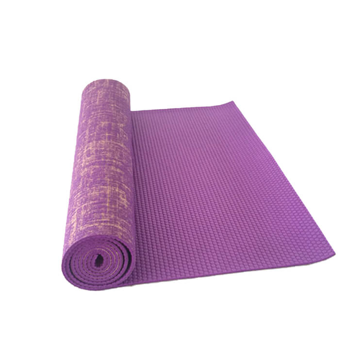 Chanvre + tapis de yoga en PVC