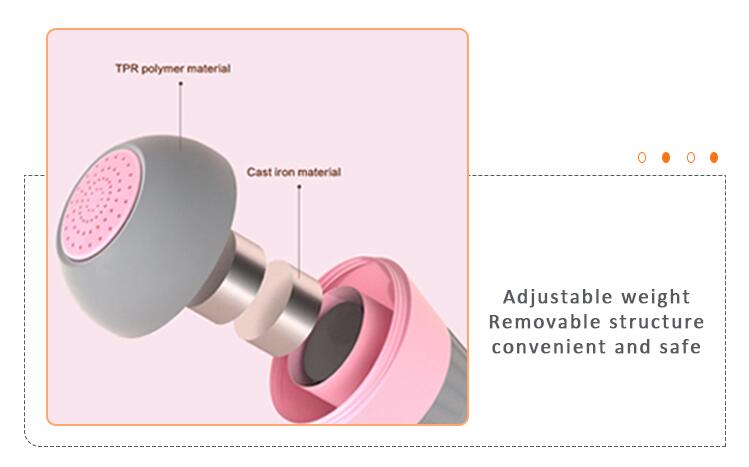 Lady Utilisation à la maison Petite haltère de poids réglable 5-en-1