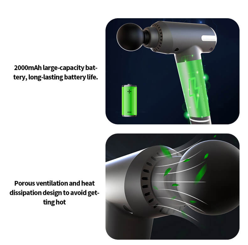 Pistolet de massage numérique multifonctionnel Pistolet de massage numérique multifonctionnel