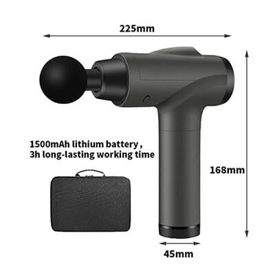 Pistolet de massage à écran tactile à LED Pistolet de massage à écran tactile à LED