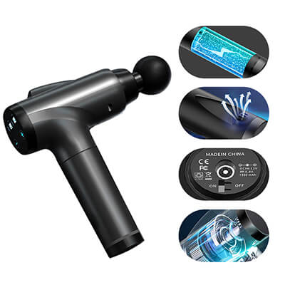 Pistolet de massage à écran tactile à LED Pistolet de massage à écran tactile à LED