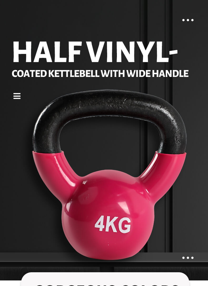 Kettlebell en revêtement en caoutchouc