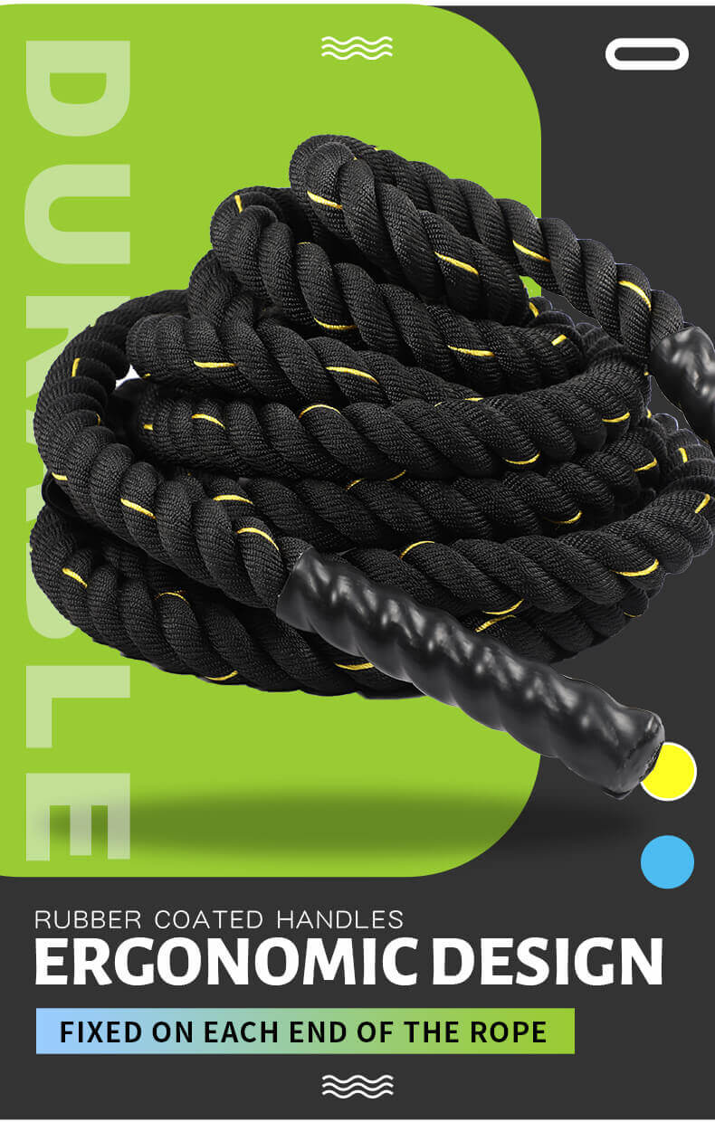 Corde de bataille de fortune de haute qualité avec couverture en nylon