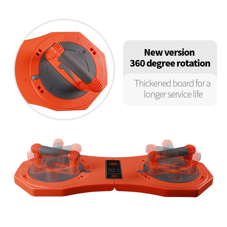 Carte de push-up rotative de couleur orange