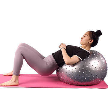 PVC Yoga Ball avec des points de massage PVC Yoga Ball avec des points de massage