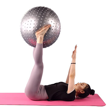 PVC Yoga Ball avec des points de massage PVC Yoga Ball avec des points de massage