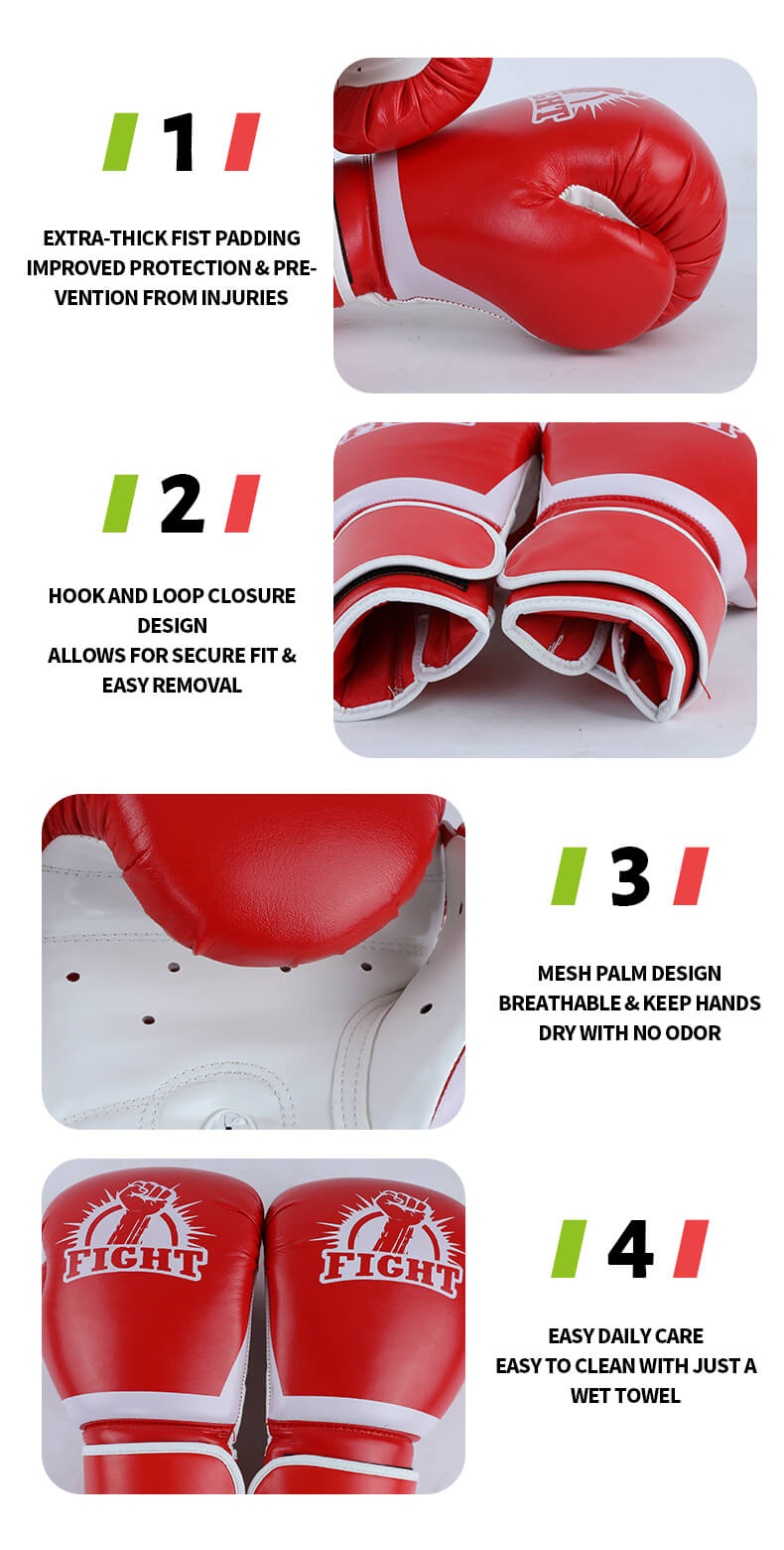 Gants de boxe PU Gants de boxe PU