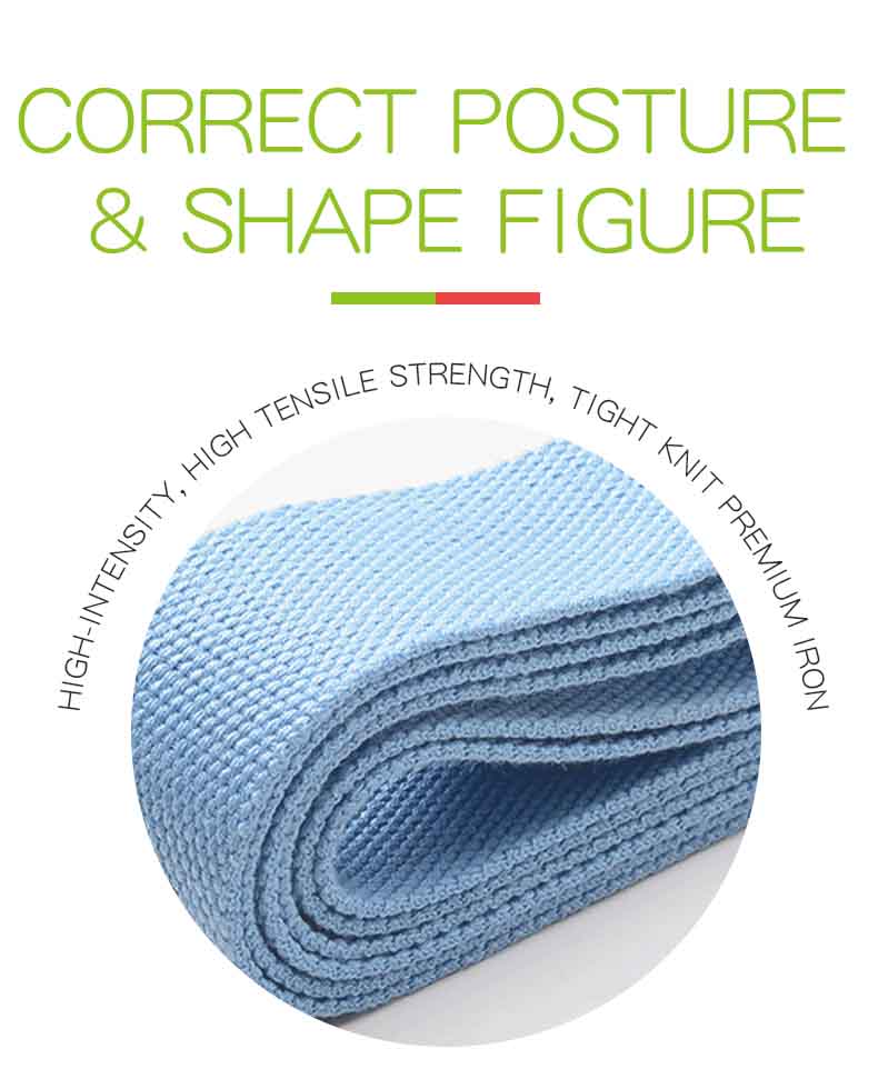 Sangle de yoga non élastique en gros / bande d'étirement avec boucle Sangle de yoga non élastique en gros / bande d'étirement avec boucle