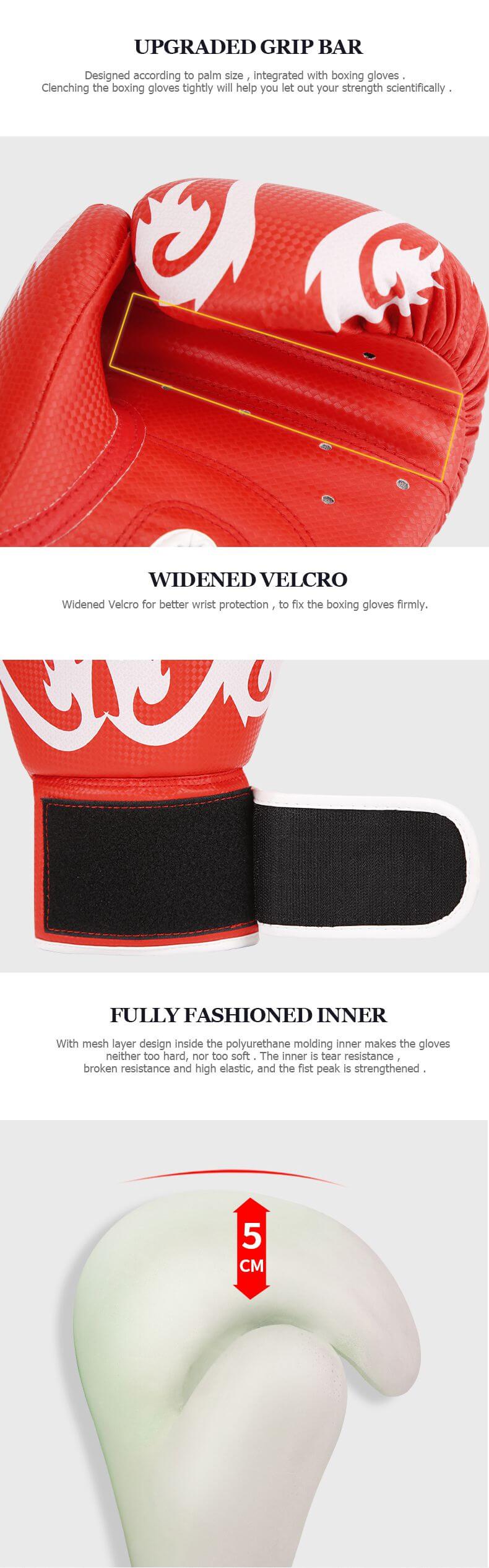 Gants de formation de boxe professionnelle Gants de formation de boxe professionnelle