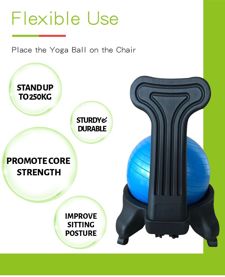 Chaise de balle de yoga Chaise de balle de yoga