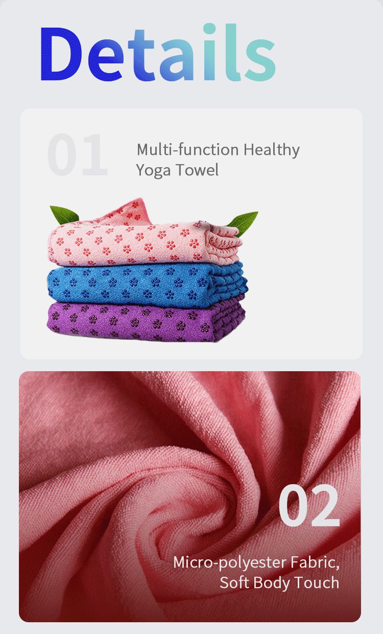 Serviette de tapis de yoga