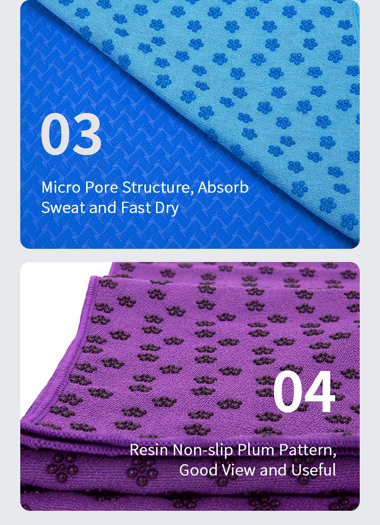Serviette de tapis de yoga
