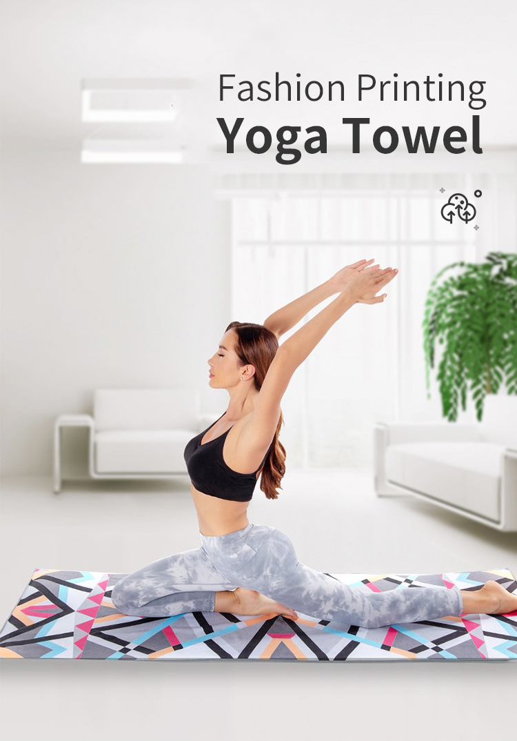 Le matériau de la serviette de yoga