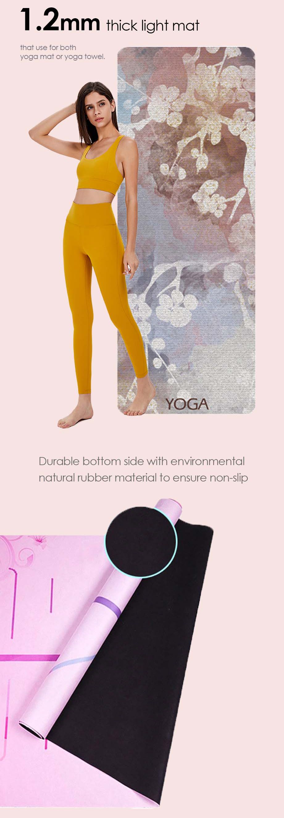 Tapis de yoga pliable Tapis de yoga pliable