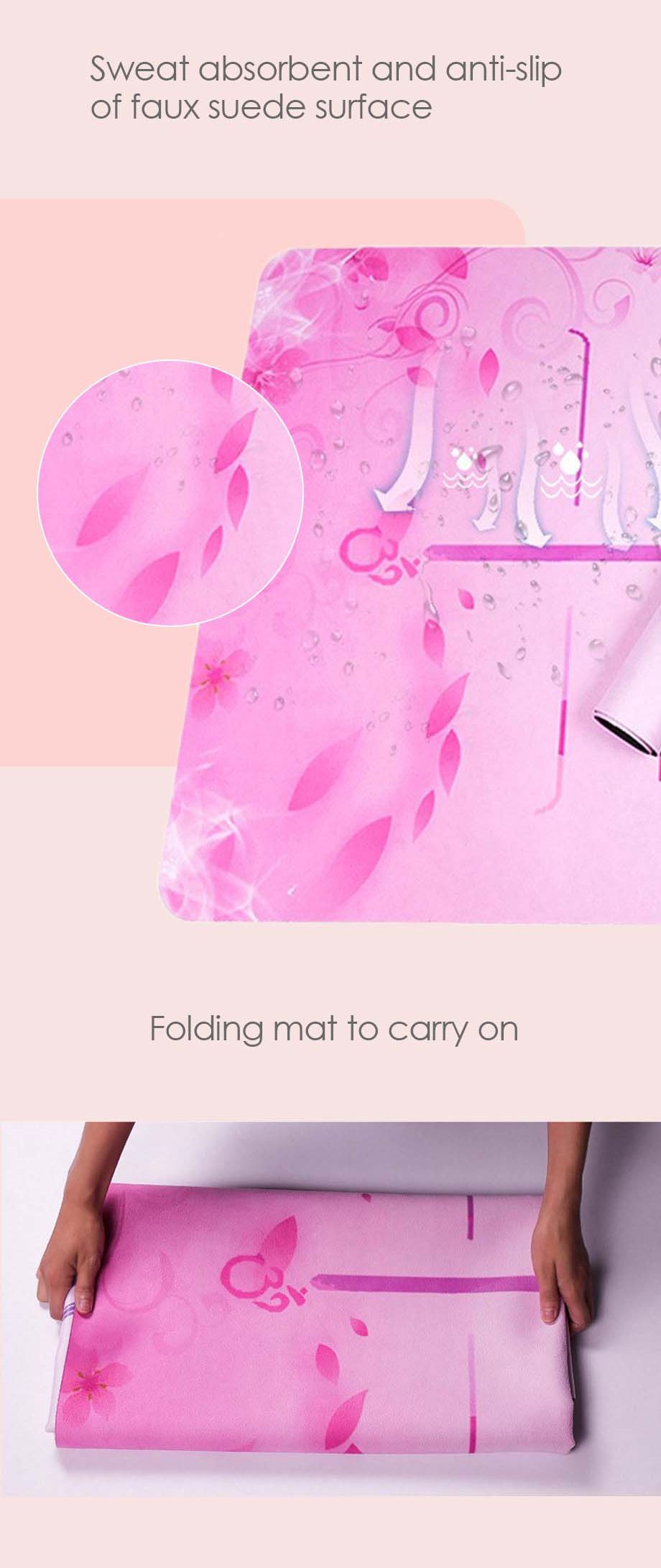 Tapis de yoga pliable Tapis de yoga pliable