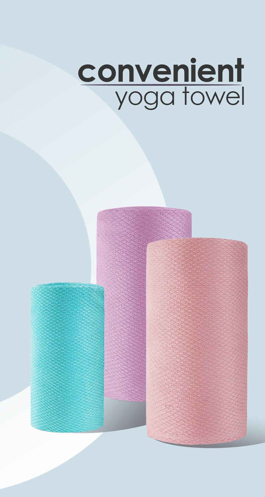 Serviette de yoga pratique