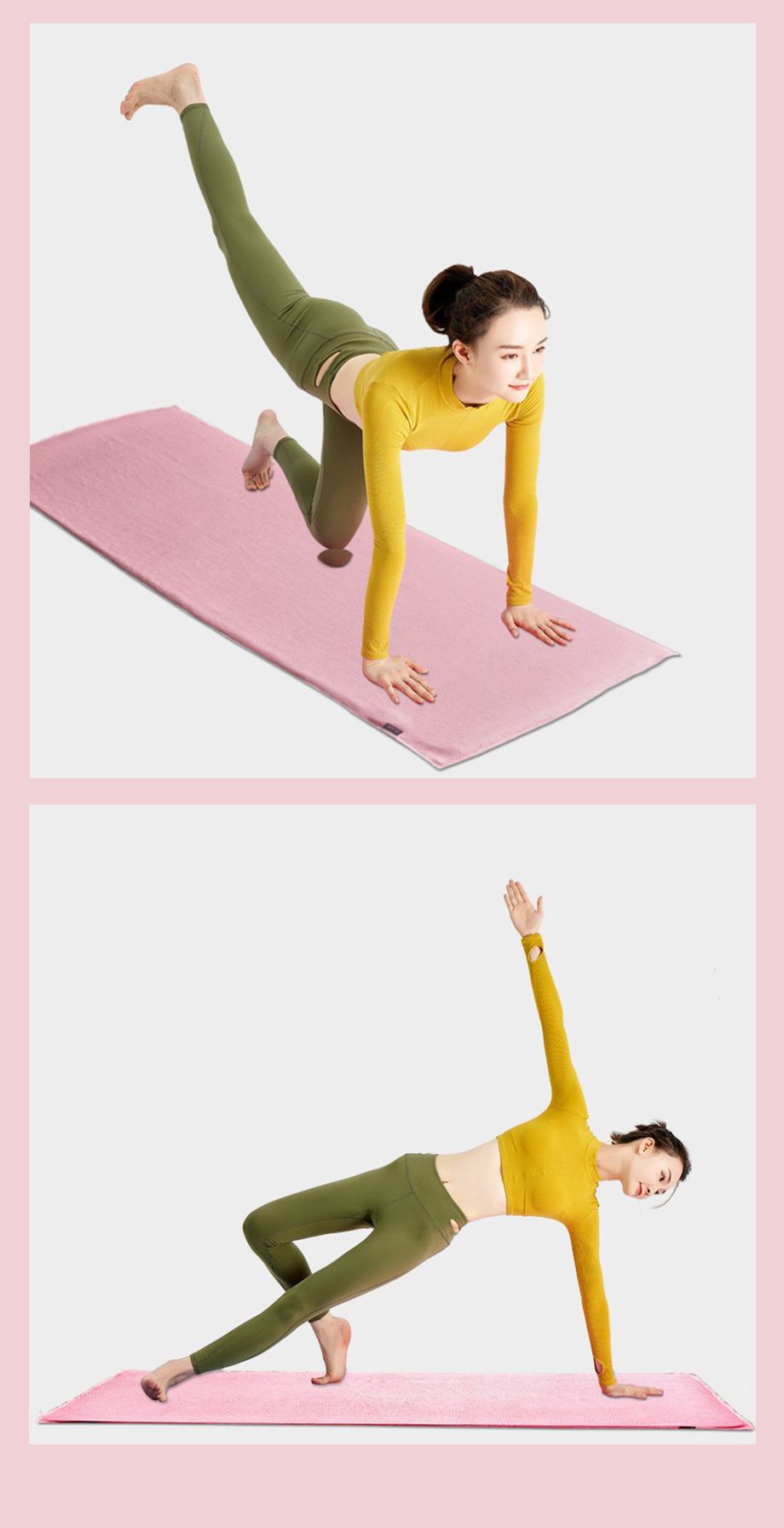 Serviette de yoga pratique