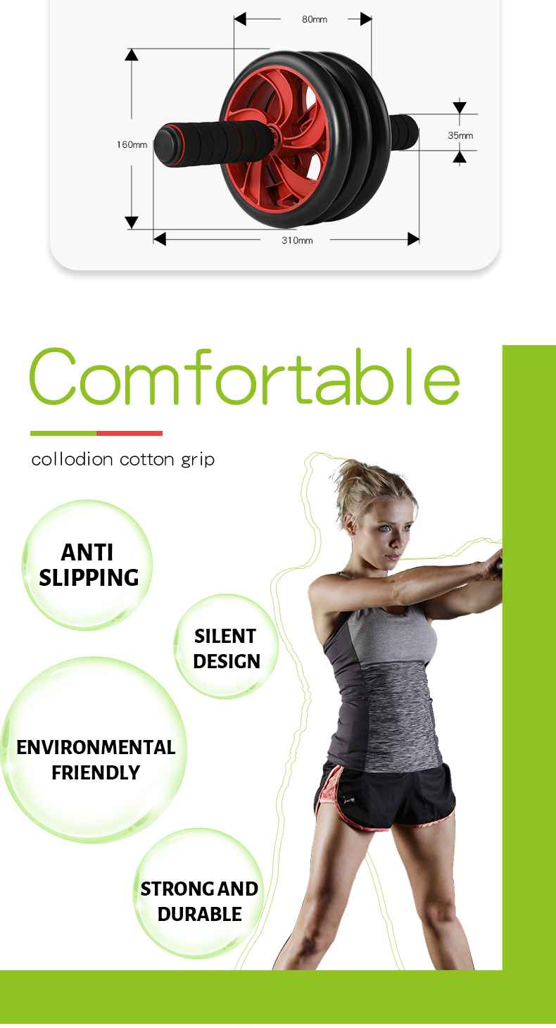 Exercice abdominal AB Roller pour les hommes et les femmes Exercice abdominal AB Roller pour les hommes et les femmes