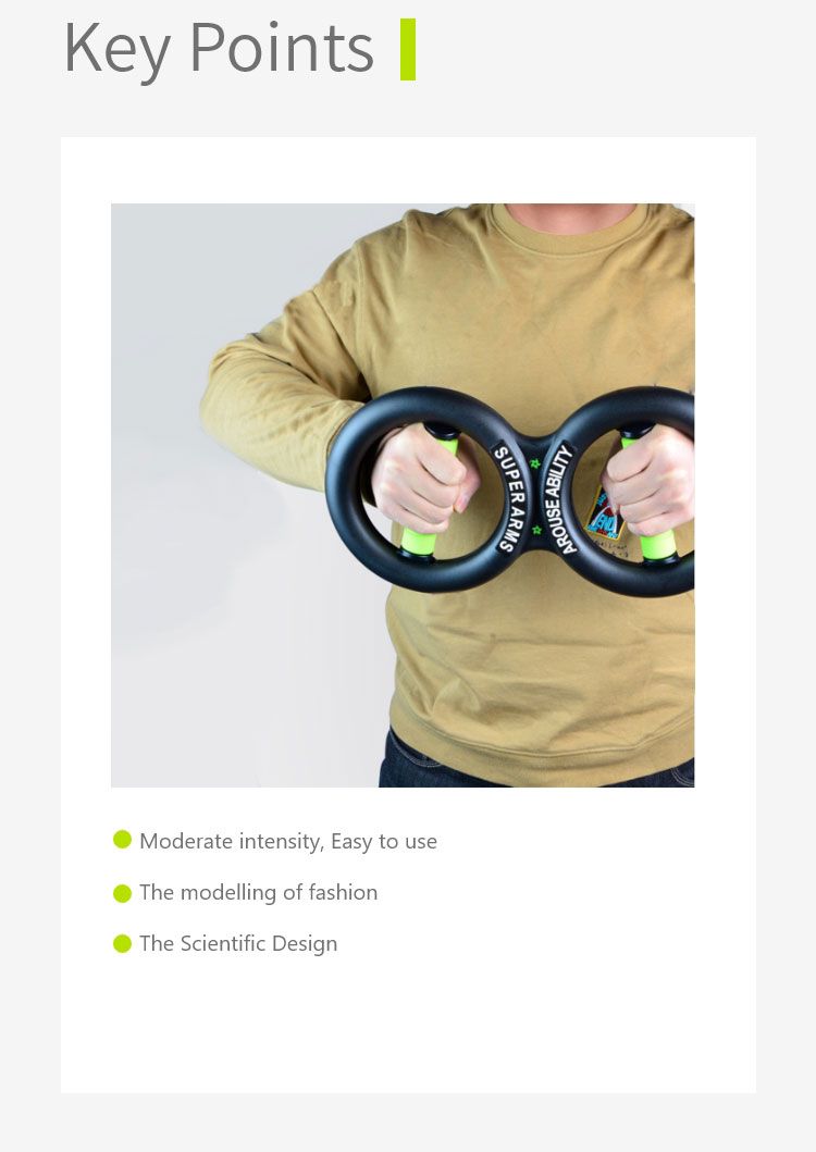 Exerciseur de force du bras musculaire de 8 mots