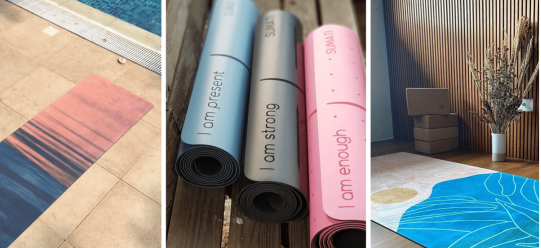 conception de tapis de yoga