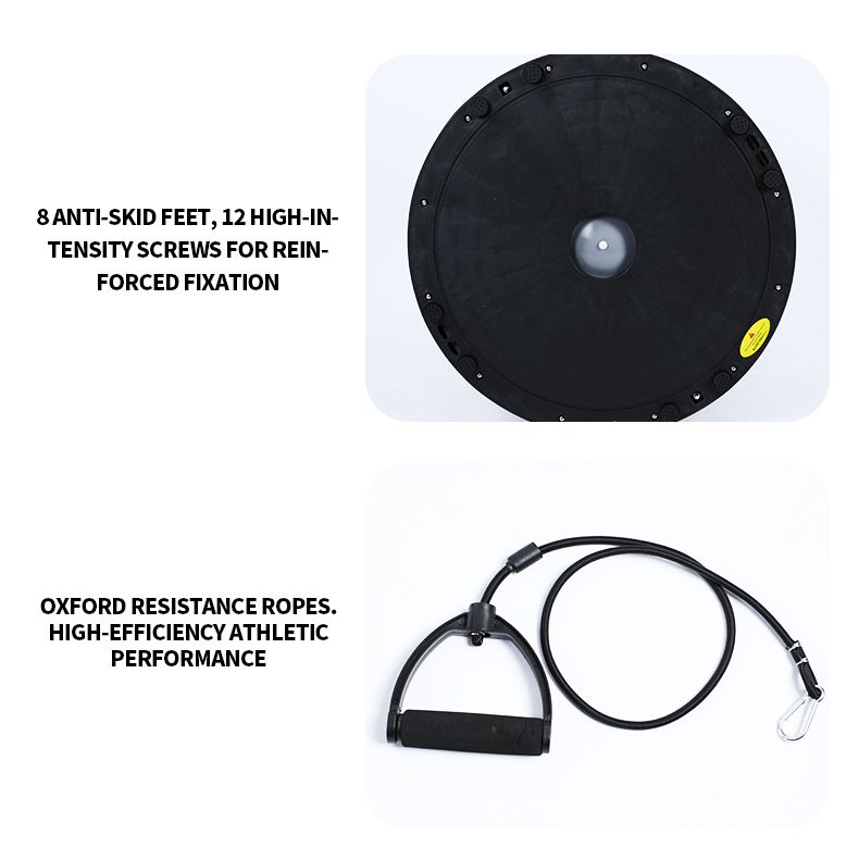 Balle bosu avec des bandes de résistance