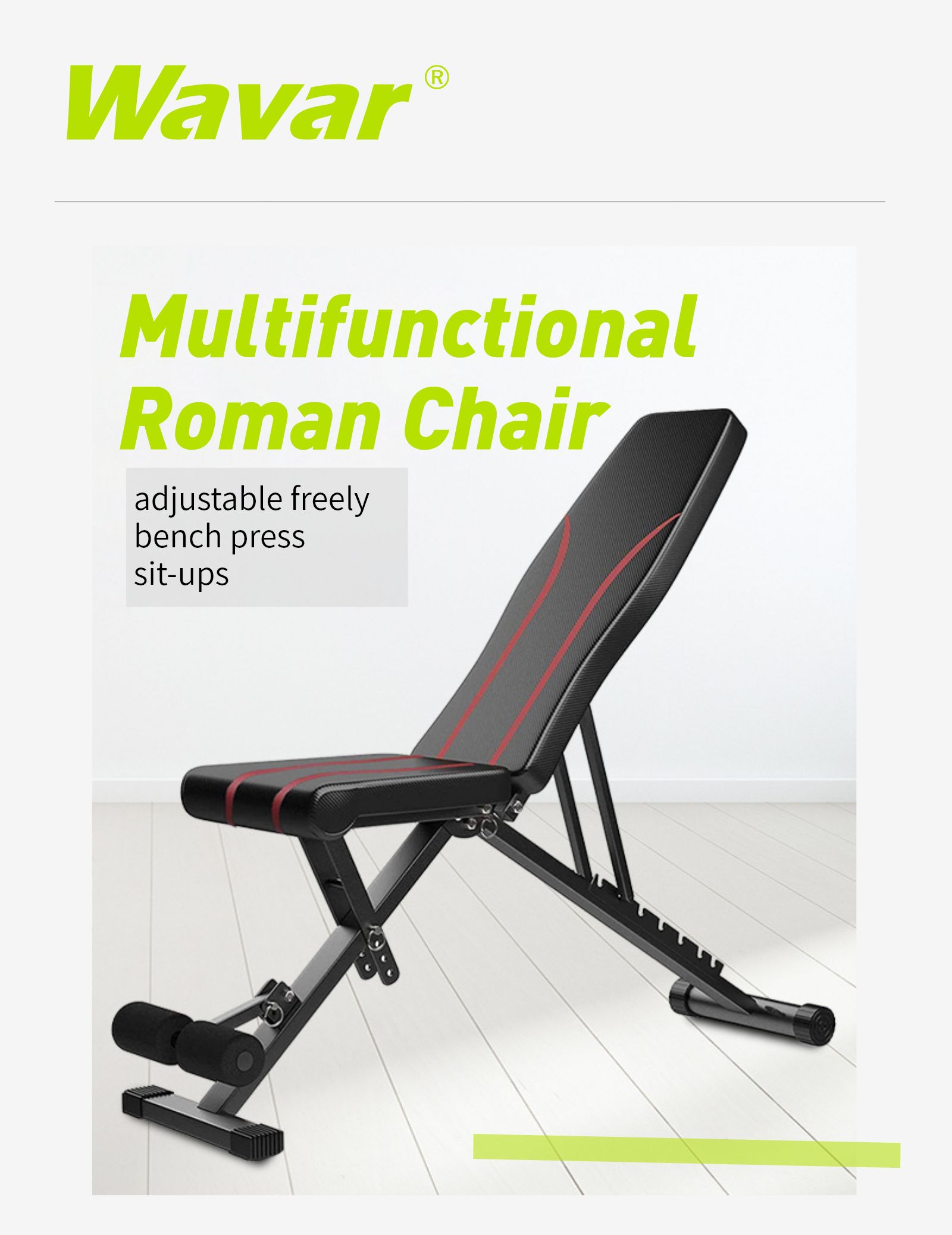 Chaise romaine réglable multifonctionnelle Chaise romaine réglable multifonctionnelle