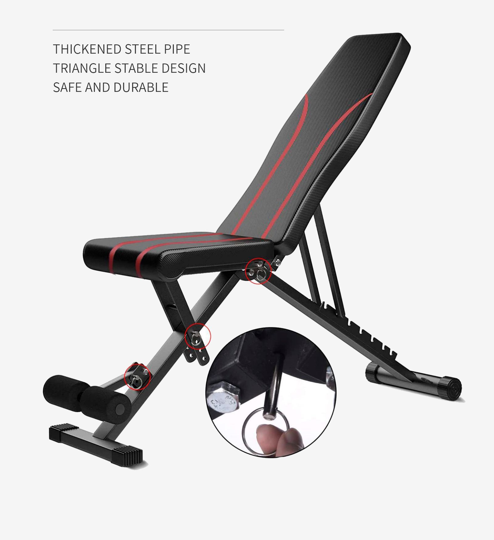 Chaise romaine réglable multifonctionnelle Chaise romaine réglable multifonctionnelle