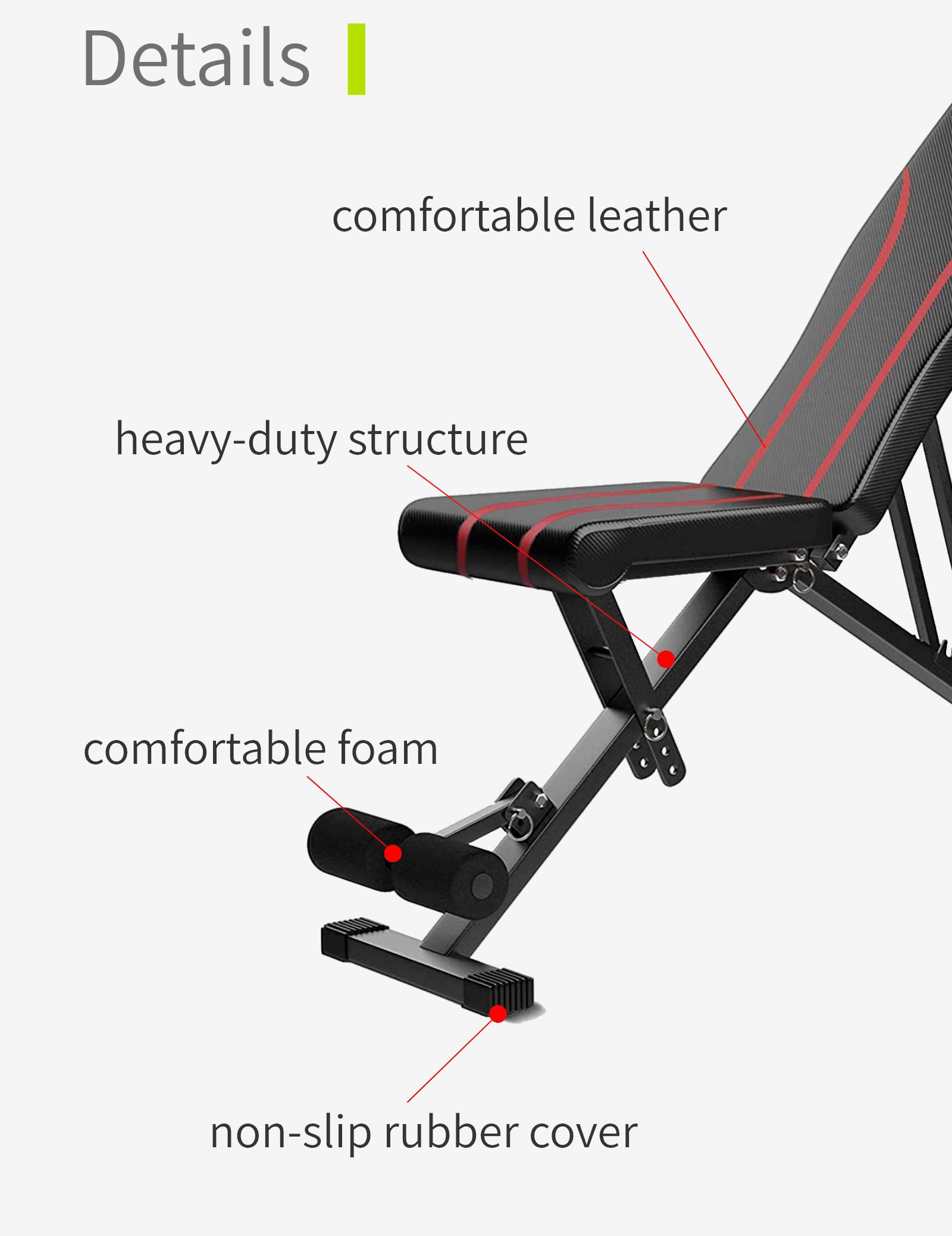 Chaise romaine réglable multifonctionnelle Chaise romaine réglable multifonctionnelle