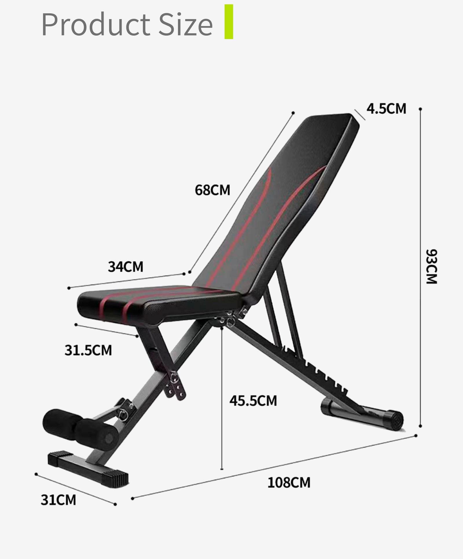 Chaise romaine réglable multifonctionnelle Chaise romaine réglable multifonctionnelle