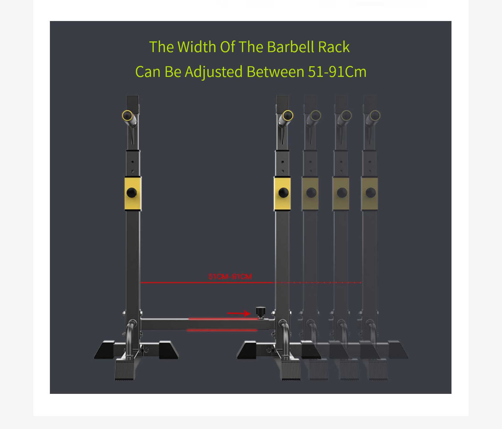 Rack de squat multifonctionnel