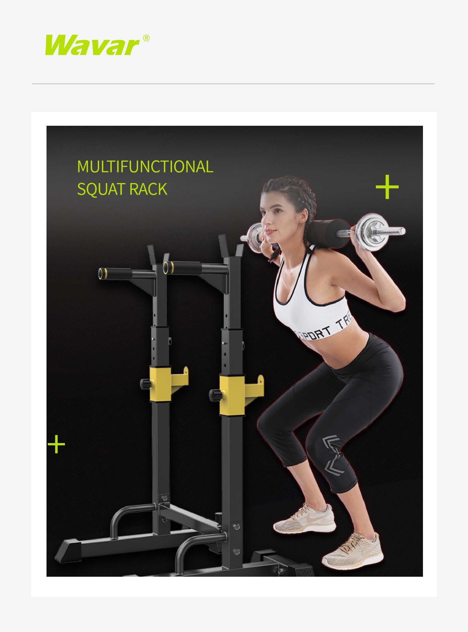 Rack de squat multifonctionnel