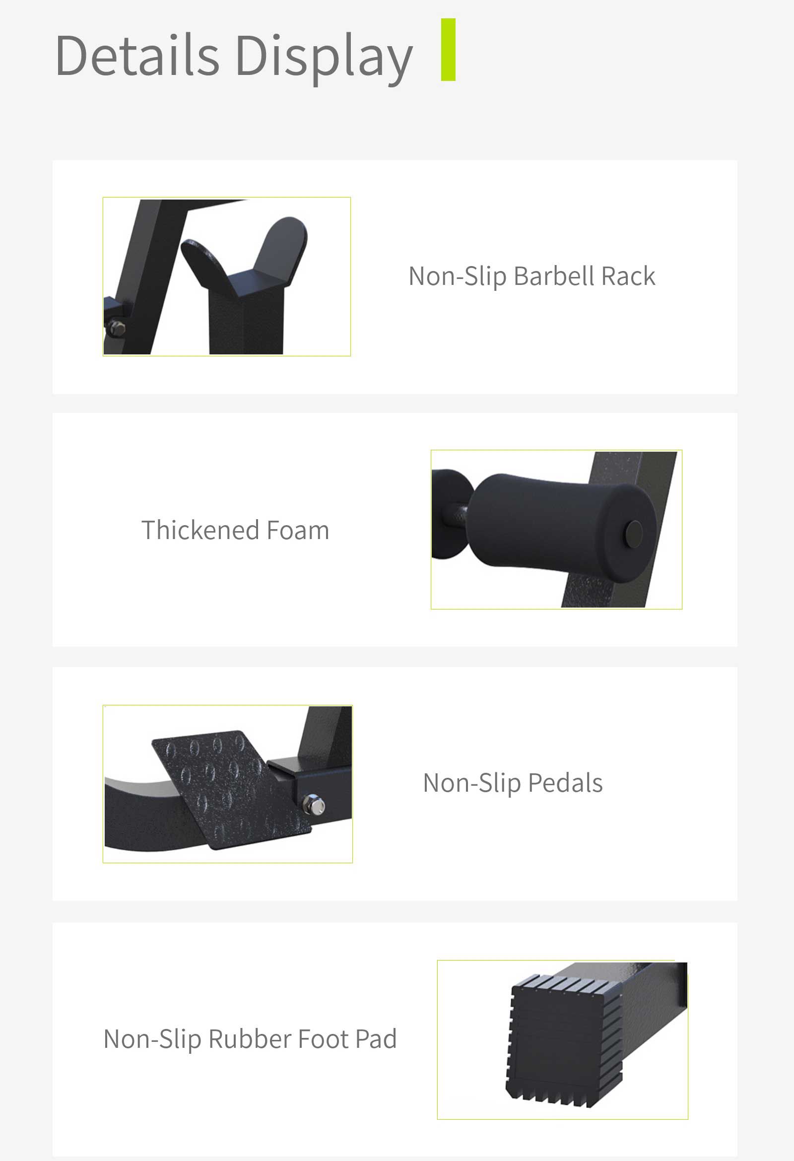 Rack de formation de biceps multifonctionnels