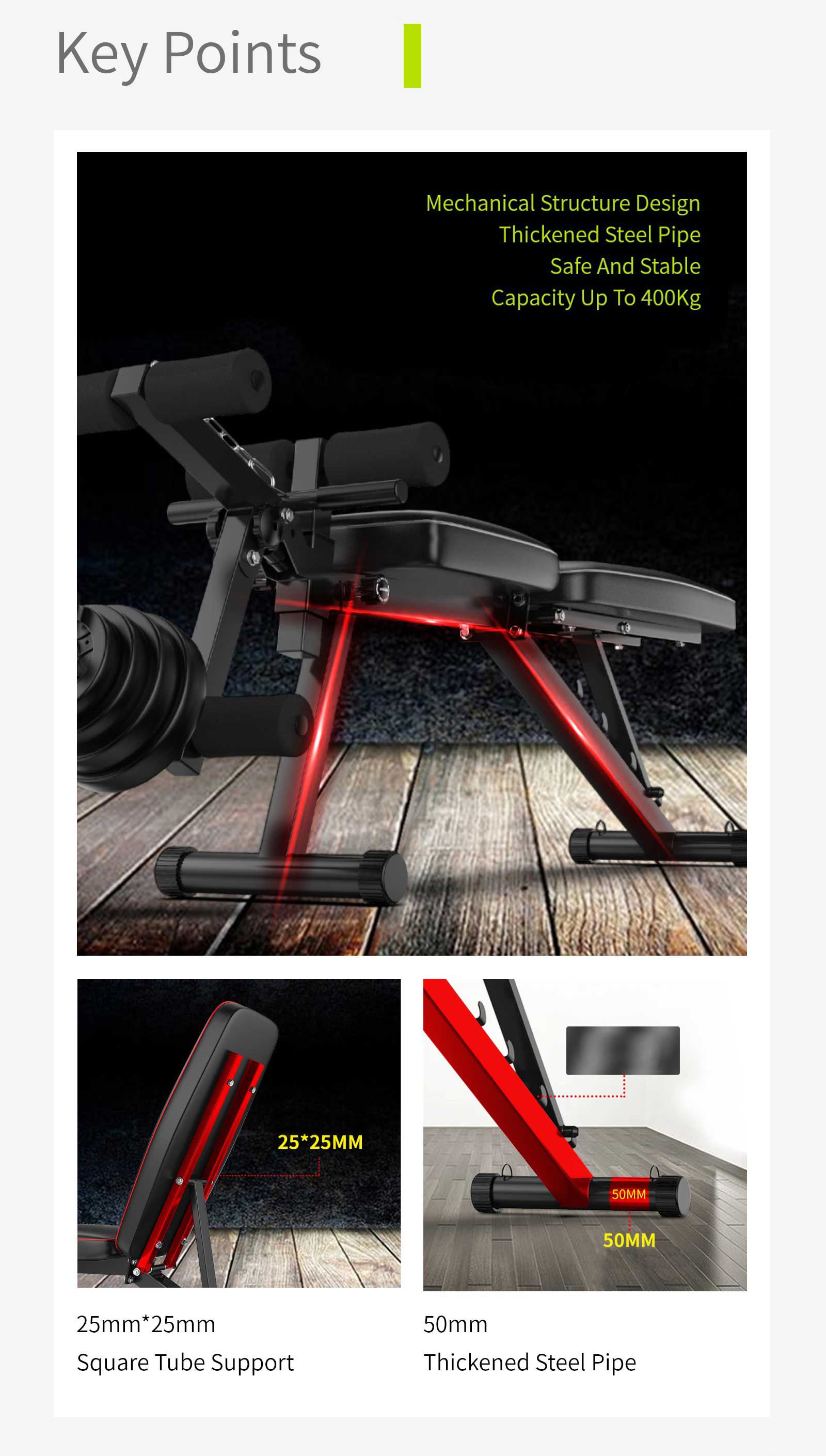 Banc de référence pliable