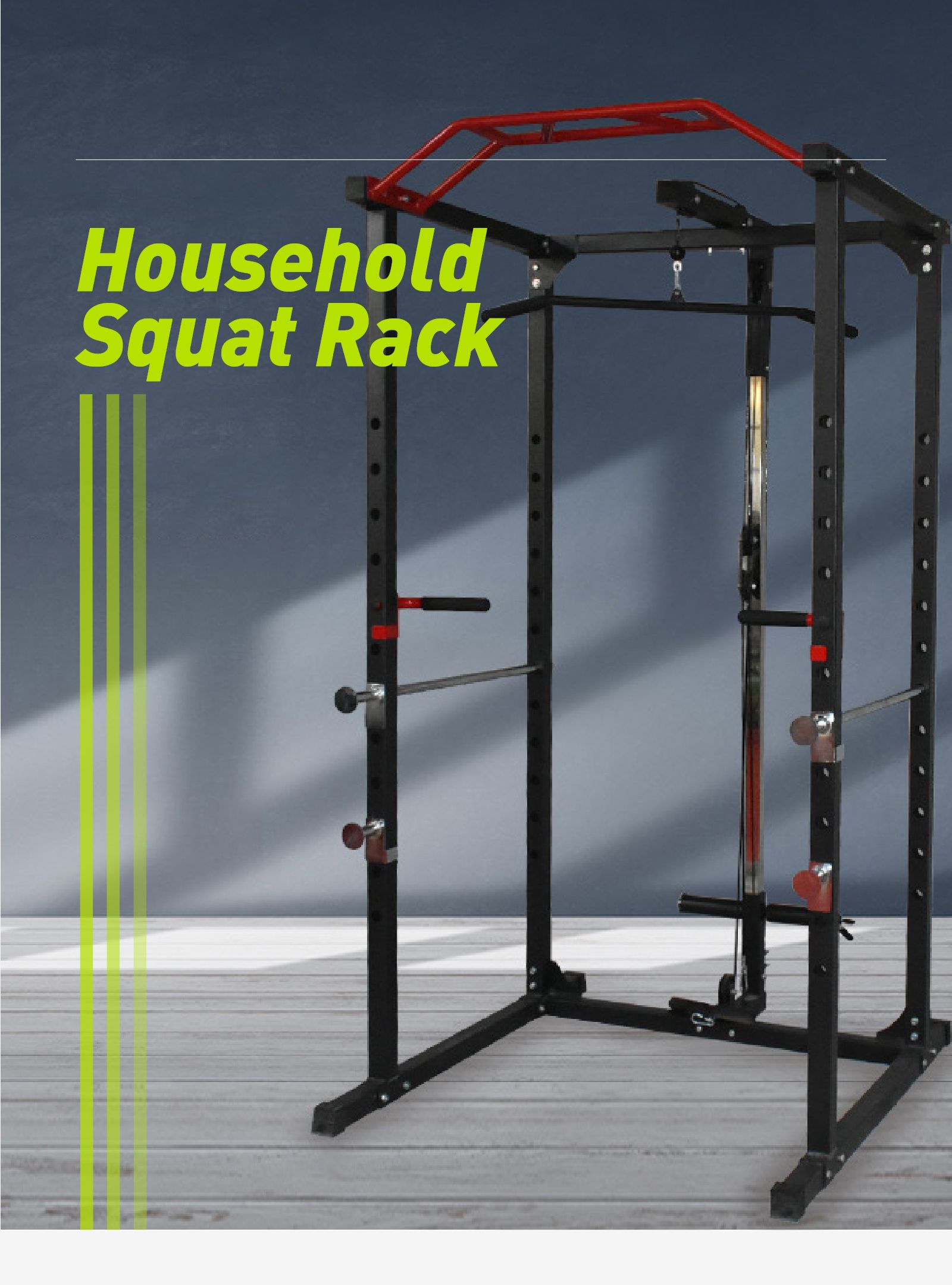 Rack de squat domestique