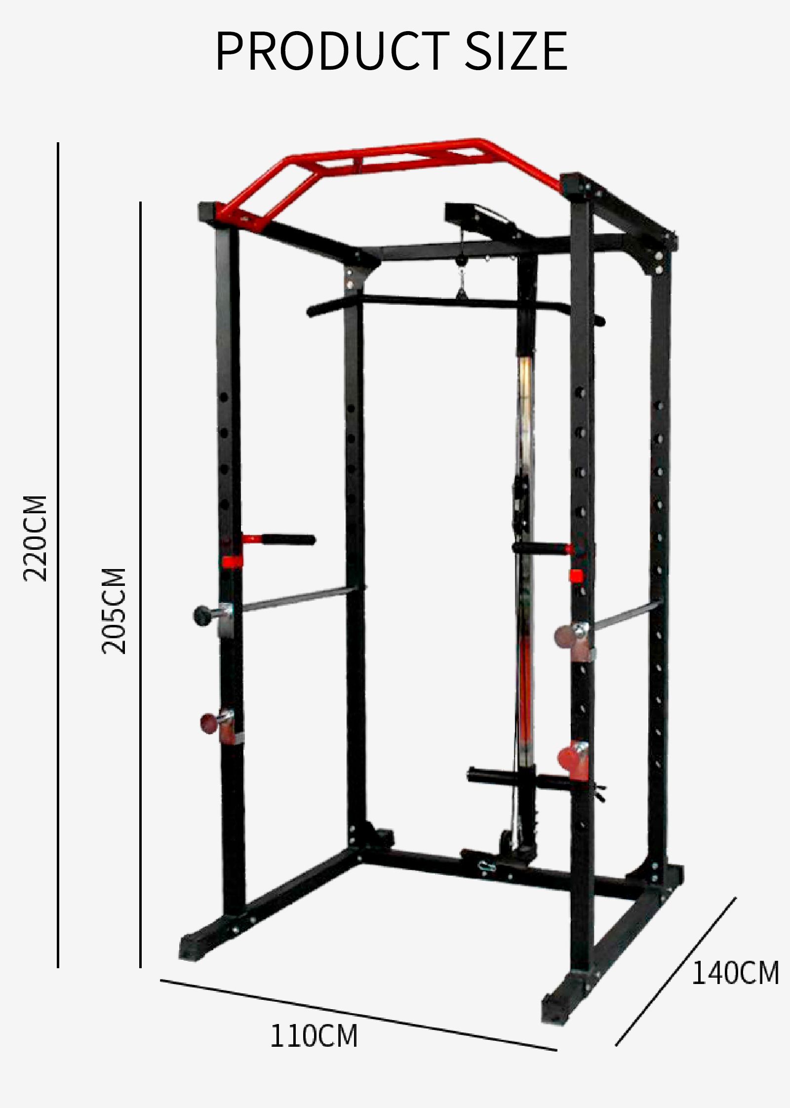 Rack de squat domestique