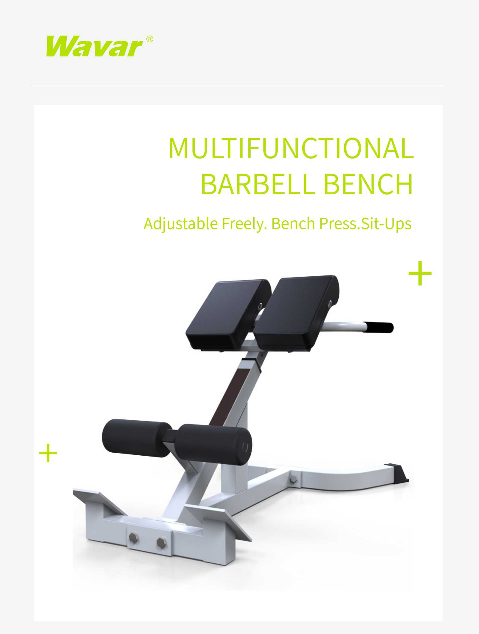 Banc d'extension de dos multifonctionnel Banc d'extension de dos multifonctionnel