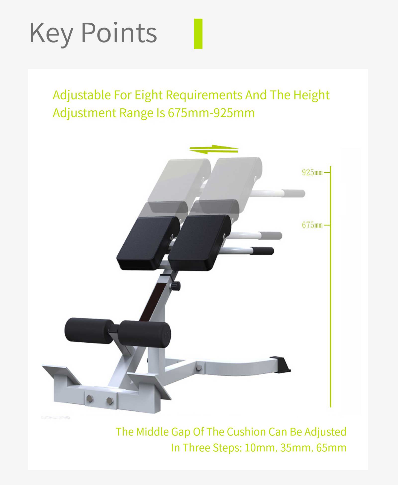 Banc d'extension de dos multifonctionnel Banc d'extension de dos multifonctionnel
