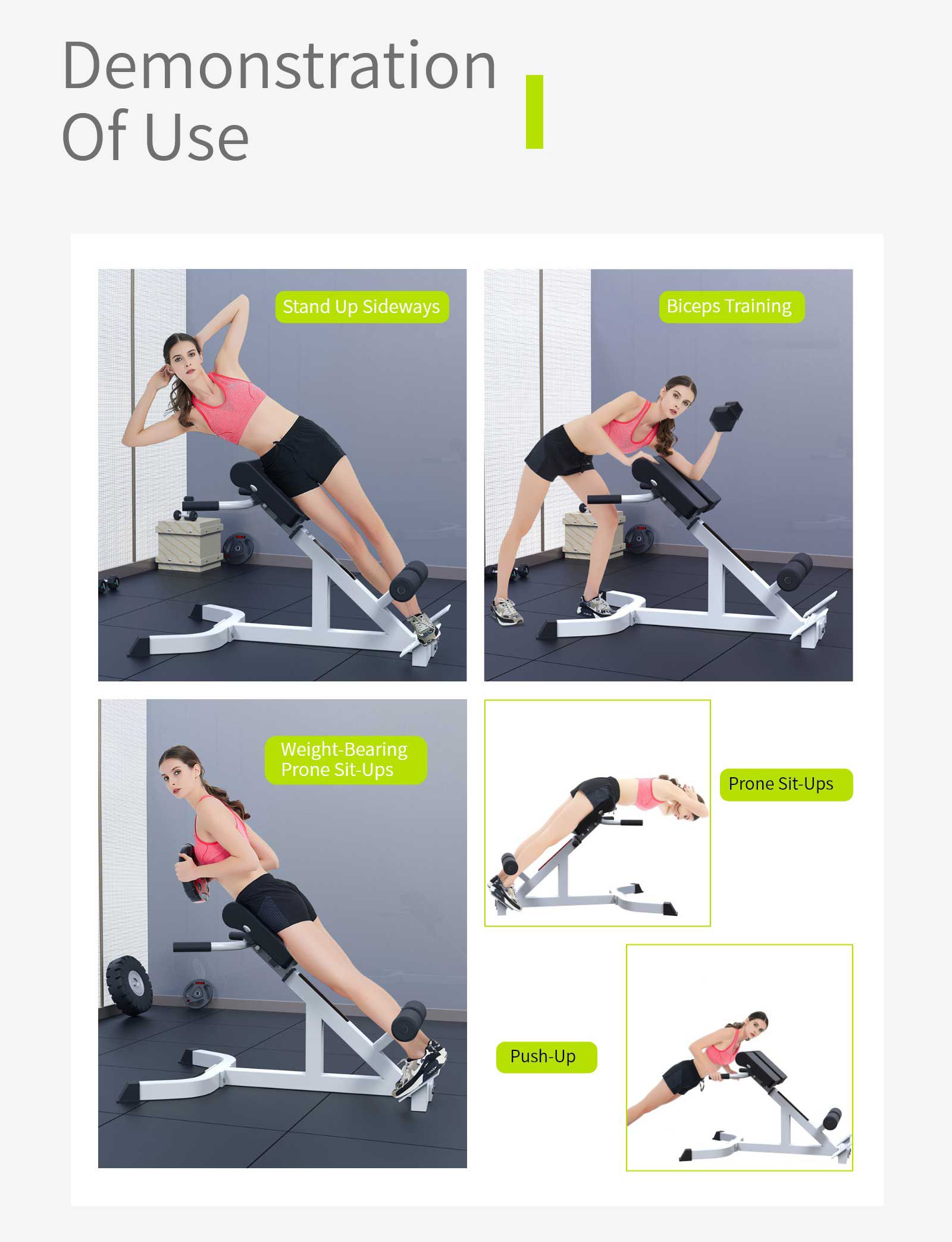 Banc d'extension de dos multifonctionnel Banc d'extension de dos multifonctionnel