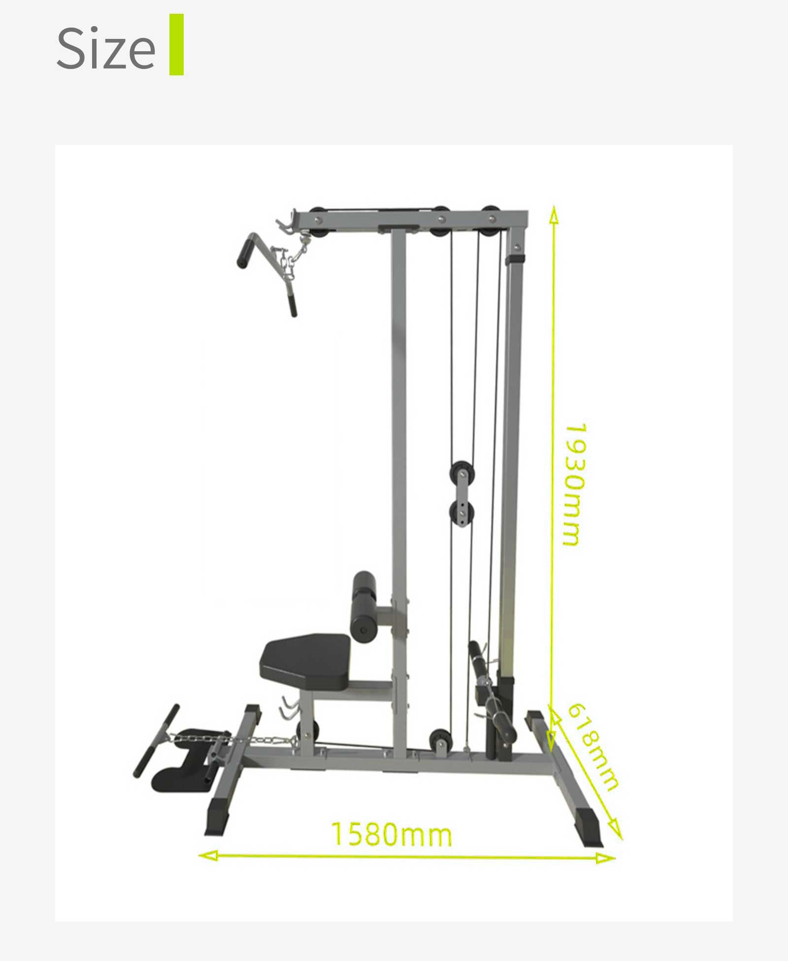 Tirez dans la machine de gymnase à la maison