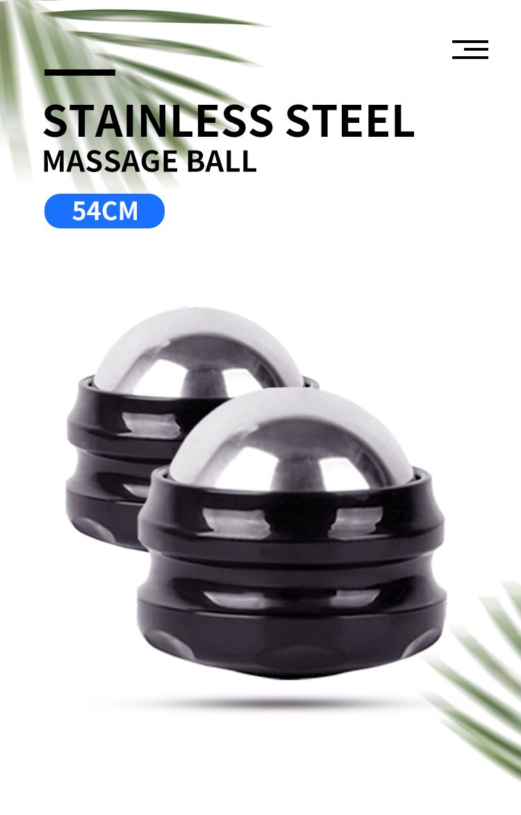 Boule de massage manuel à froid en acier inoxydable Boule de massage manuel à froid en acier inoxydable