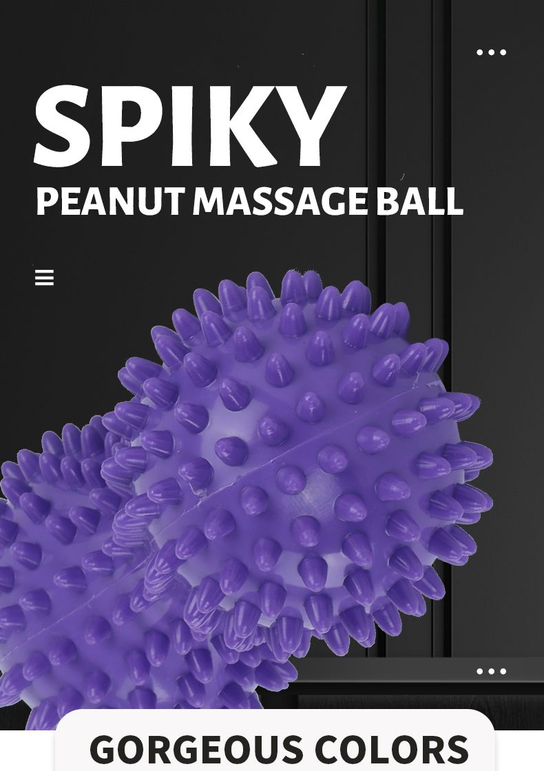 Baule de massage en PVC de forme épineuse d'arachide Baule de massage en PVC de forme épineuse d'arachide
