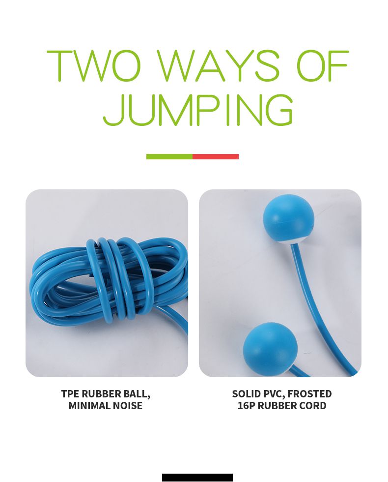 Ropes de saut à comptage électronique avec deux choix de corde