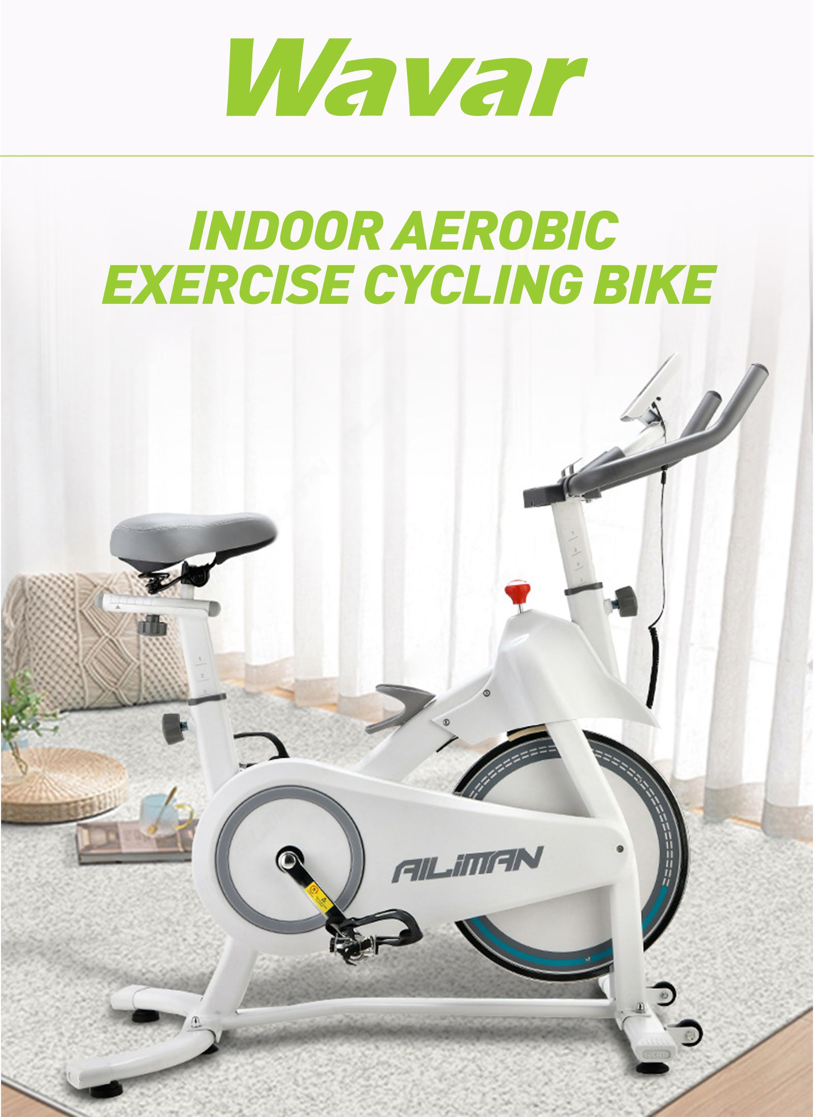 Vélo de cyclisme d'exercice aérobie intérieur