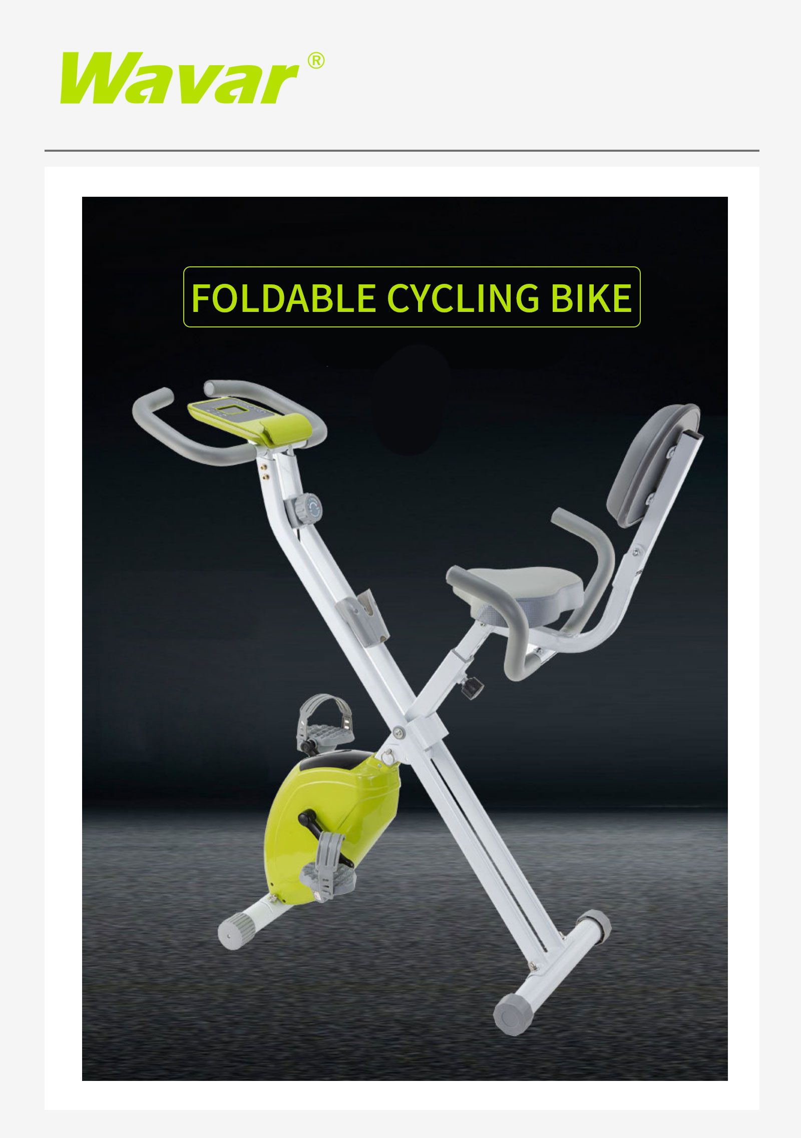 Vélo à vélo pliable