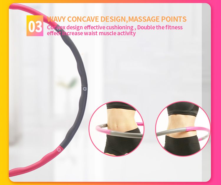 PVC Coton moussé Hula Hula Hoop PVC Coton moussé Hula Hula Hoop