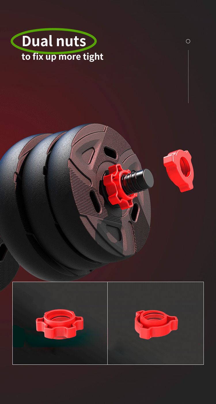 Ensemble de haltères à haltères Ironsand et Halnel Haltlebell Irrons et Ciment avec bars Kettlebell