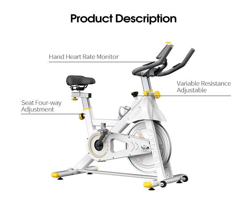 Vélo de spin silencieux intérieur droit Vélo de spin silencieux intérieur droit