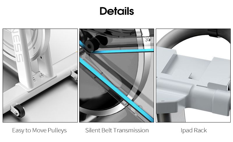 Vélo de spin silencieux intérieur droit Vélo de spin silencieux intérieur droit