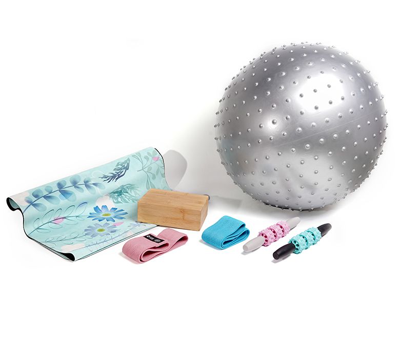 Ensemble de massage de serviette de yoga en daim