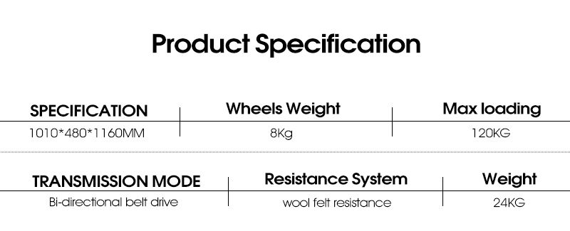 Vélo d'exercice magnétique à double résistance